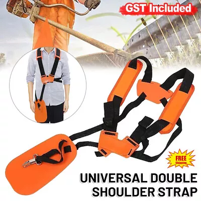 NEW Double Shoulder Strap Harness For Brushcutter Whipper Snipper Trimmers • $16.78