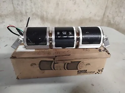 Black Radio Sound System Stereo Handlebar Speaker Waterproof For Motorcycle • $4.95