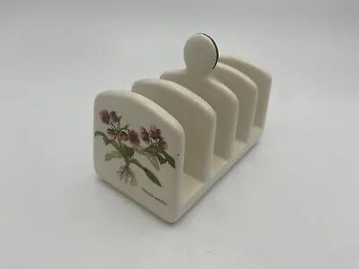 £12 • Buy Vintage White Toast Rack With Flower Design On Both Ends - Napkin Holder