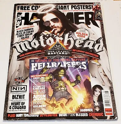 Motorhead Rare August 2013 Metal Hammer Magazine Jeff Hanneman Slayer Poster M- • $9.99