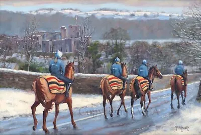Horse Christmas Card 'Middleham Winter' By Jane Braithwaite C664x • £7