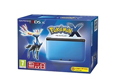 $331.26 • Buy Nintendo Handheld Console 3DS XL Blue And Black With Pokemon X Portable System