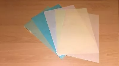 5 Sheets Of A4 Edible Wafer Paper (rice Paper) In Mixed Pastel Colours • £3.50