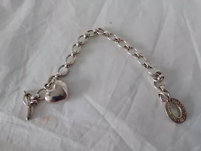 Links Of London Sterling Silver Ring Charm Bracelet Hallmarked 19cm (7.5 ) 17.3g • £20