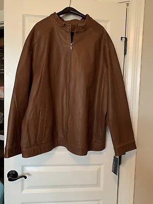 Sz 3X Men's Faux Leather NWT @ $229 Dillards Jacket • $75