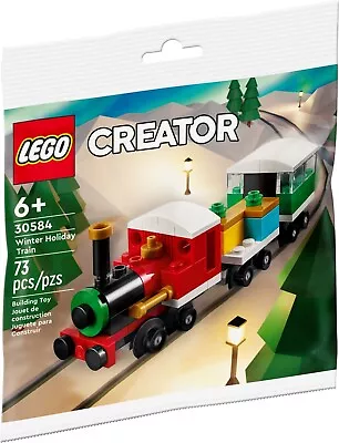 LEGO Creator (30584): Winter Holiday Train Polybag - New/Sealed/Seasonal/Xmas 🦇 • $13.50