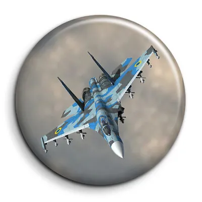 Mig 29 Air Force Badge 38mm Pin Button Fighter Plane  • $1.59