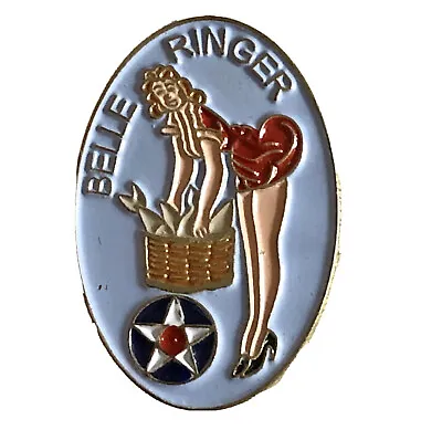 WWII AAF B 29 Sexy Belle Ringer Nose Art Lapel Pin Pin Up Replica A823 • $17.99