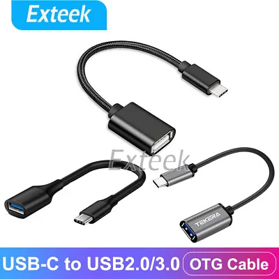 USB 3.1 Type C USB-C Male To USB 3.0 2.0 Female OTG Data Cable Converter Adapter • $3.75