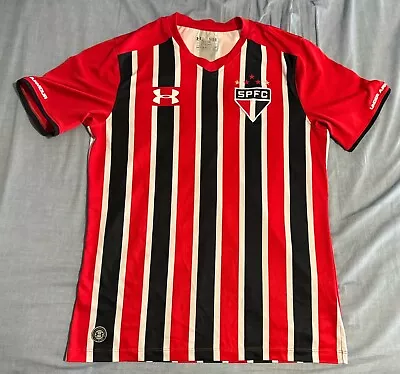 Sao Paulo 2015 Away Road Stripe Under Armour Jersey L Brazil • $50