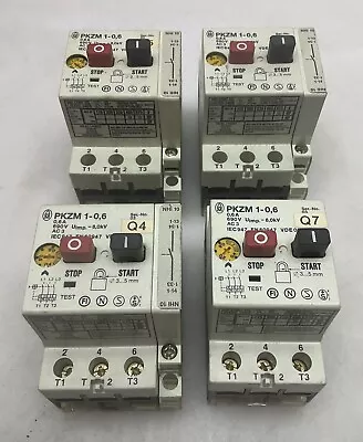 4 Pack Moeller PKZM 1-06 Amp 690 Volt Motor Starter/Circuit Breaker *USED • $39