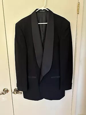 Vintage Fumagalli's Uomo Mens 44L Black USA Tuxedo Jacket; Very Nice! • $42.99