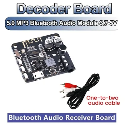 BT Lossless Car Speaker Audio Amplifier Board Module With 1-To-2 Audio Cable F6T2 • $7.83