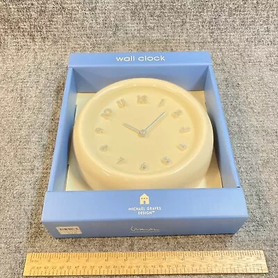 Michael Graves Design White Kitchen Wall Clock 9  Face New Old Stock • $12