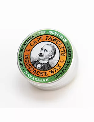 £11 • Buy Captain Fawcett Fawcetts Maharajah Moustache Wax Mens Gentlemens 15ml Tin