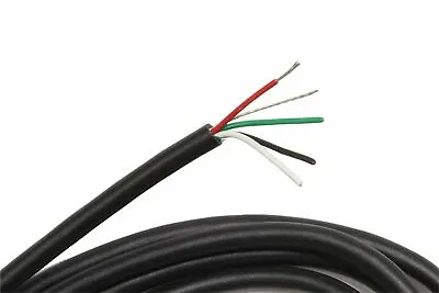4-conductor Pickup Hookup Wire W/ Shield - 5ft • $4.99