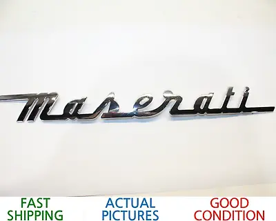 2005 - 2008 Maserati Quattroporte Trunk Emblem Badge Sign Letter Oem • $38.99