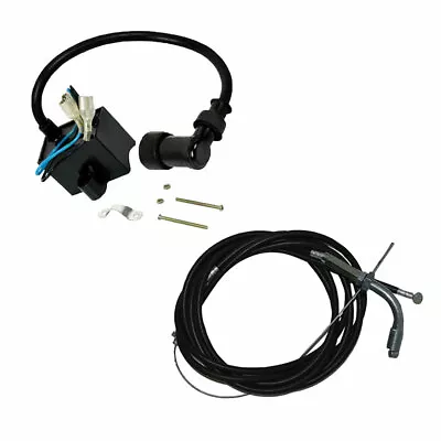 CDI Ignition Coil&Throttle Cable Clutch Cable For 66/80cc Engines Motorized Bike • $12.39