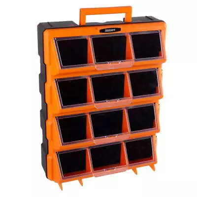 Plastic Storage Drawers 12-Bin Hardware Or Craft Cabinet Garage Tool Boxes • $30.57