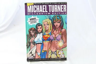 SIGNED Wizard Michael Turner Millennium Edition Comic Art Mater Book  • $54