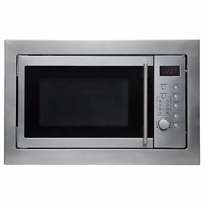 SIA BIM20SS Stainless Steel 20L Integrated Built In Digital Timer Microwave Oven • £124.99