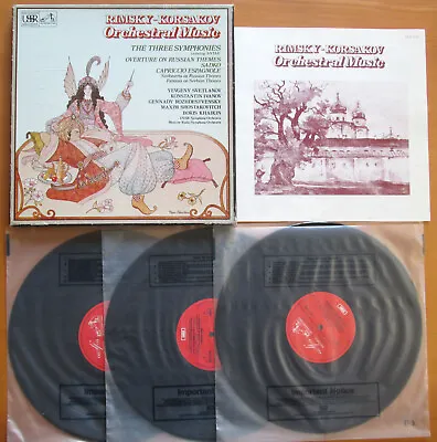 SLS 5150 Rimsky-Korsakov Orchestral Music 3xLP EMI Melodiya Box Set NM/VG • $31.13