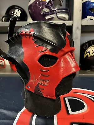 Kane WWE Wrestling Star Signed Autographed Mask Hand Crafted Leather Steiner CX • £260.58
