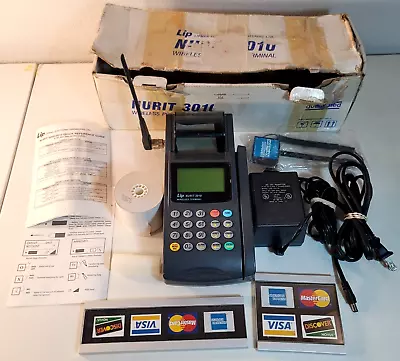 Lipman Nurit 3010 Wireless Portable Credit Card Terminal Machine With Manual • $63.70