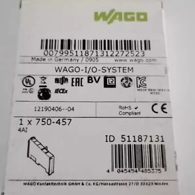 WAGO 750-457 Buscoupler DeviceNet Module PLC Adapter 750-457 750-457 • $258