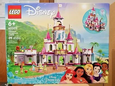 $59 • Buy BRAND NEW * LEGO Disney Princess Ultimate Adventure Castle 43205 FACTORY SEALED!