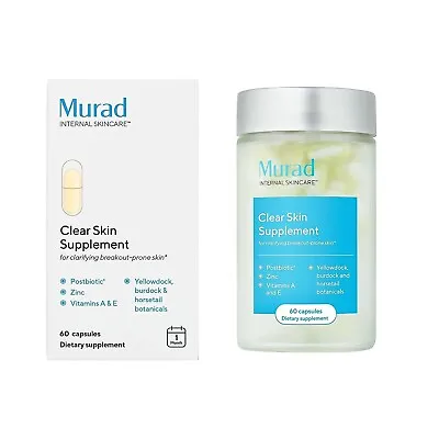 Murad Clear Skin Supplement 60 Capsules EXP 10/2024 Breakout Prone Skin • $35.95