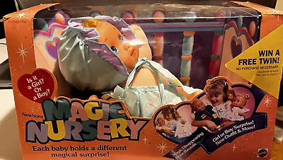 Vintage Newborn Magic Nursery Boy Or Girl Surprise Doll Mattel 1990 + Box & More • $59.99