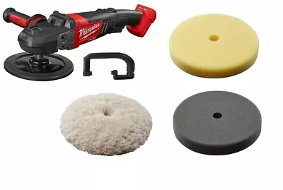 Milwaukee 2738-20 M18 FUEL 7” Auto Polisher With Wool Pad  And Finishing Pads • $289