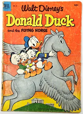 Dell Walt Disney's Donald Duck And The Flying Horse No. 27 10-cent Comic 2.0 GD • $5.99