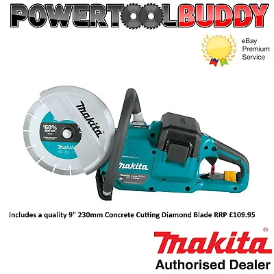 Makita DCE090ZX1 Twin 18v / 36v 9   Brushless Disc Cutter Saw Inc Diamond Blade  • £499