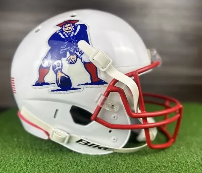 New England Patriots Custom   Tom Brady   Full Size Riddell  Helmet Throwback L • $304