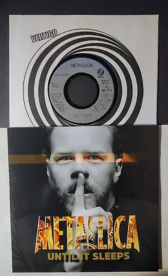 £29 • Buy Metallica - Until It Sleeeps  Ex  7  Vinyl 45 Jukebox   W. Free Custom Picsleeve