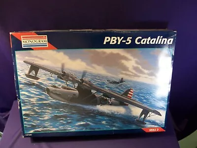 Vintage Monogram PBY-5 Catalina Airplane Model Kit (5609) Inside Sealed NIB • $79