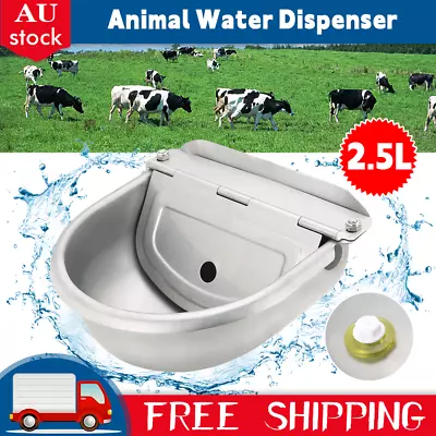 Automatic Water Feeder Trough Bowl With Pipe For Cattle Horse Goat Sheep Dog  • $41.24