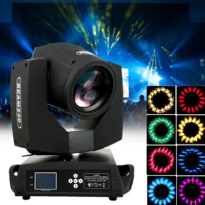7R 230W Zoom Moving Head Beam Sharpy Light 8 Prism DMX DJ Stage Touch Screen • $247.99