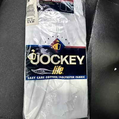 Vintage 1996 Jockey Life Tapered Boxer Underwear Shorts Cotton Blend Sz 36 • $18