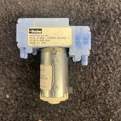 Parker D743-21-01 Air/Gas Miniature Diaphragm Pump 24VDC • $50