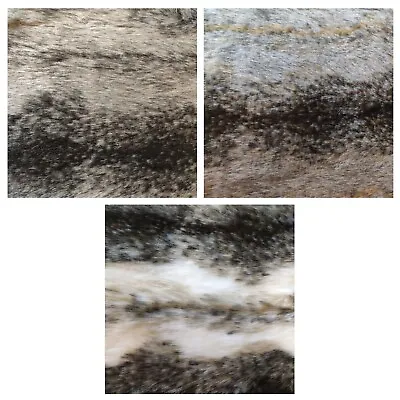 £6.50 • Buy Luxury Faux Wolf Fur Fabric - Multiple Lengths & Colours - AC 435