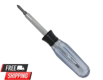 Husky 6-in-1 Screwdriver - High-Grade Durable Acetate Handle - NEW • $13.49