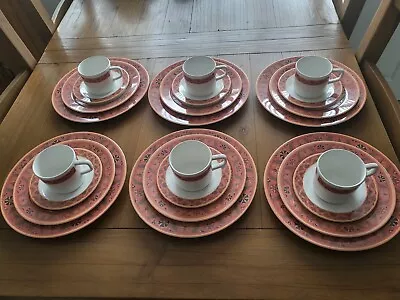 £35 • Buy Never Used 25 Piece Vintage Mala Melamine Dinner Garden Picnic Ware  Set + Tray
