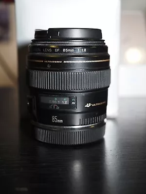 Canon EF 85mm F1.8 Ultrasonic Autofocus USM Prime Lens Canon EOS DSLR's • £175