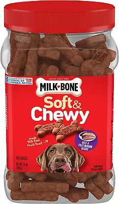 Milk-Bone Soft & Chewy Dog Treats Beef & Filet Mignon Recipe 25 Ounce • $20.55