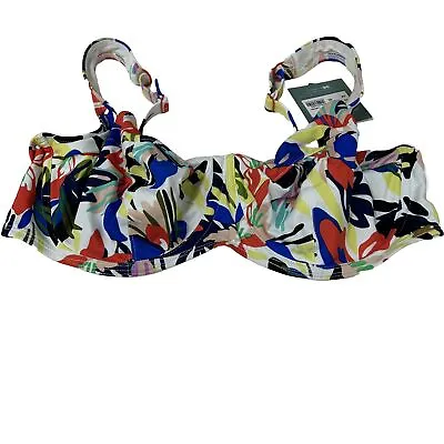 NEW Panache Swim Bikini Top 36F 36DDD Anya Riva Full Cup Unlined SW1405 #1730 • $32.21