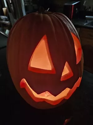 Vintage Halloween Jack O Lantern Pumpkin Plug-In Lighted Luminous  • $0.99