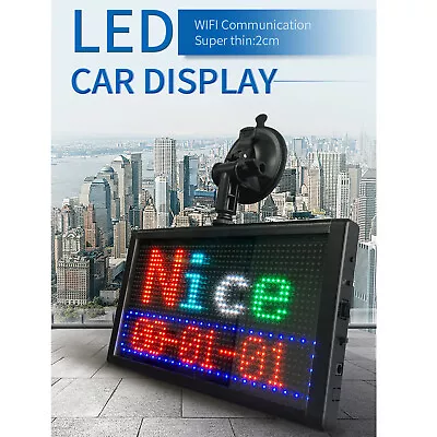 Car LED Display Rear Window Screen Moving Scrolling APP Programmable Message New • $62.99